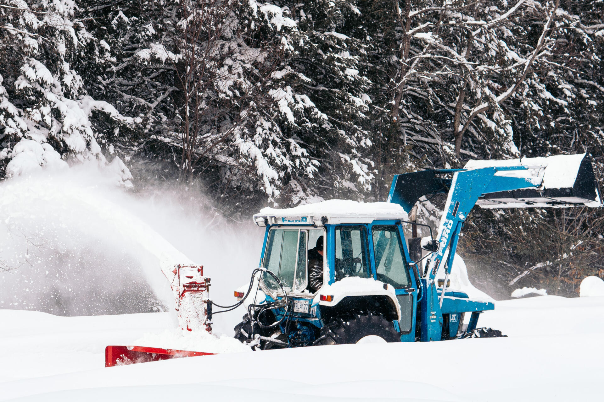 snow removal tractor